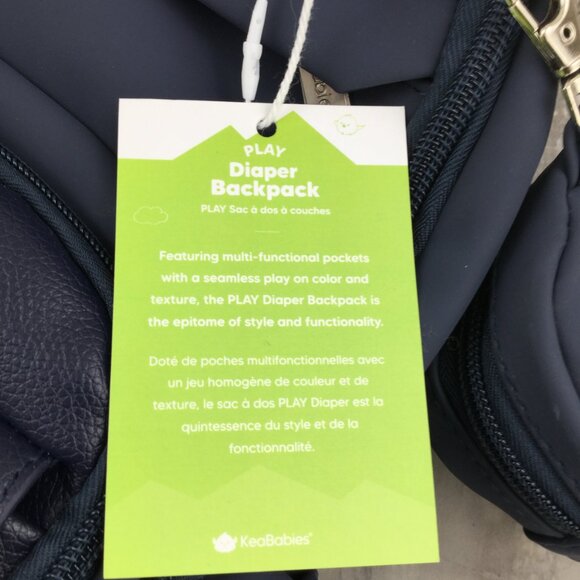 NEW KeaBabies Diaper Navy Backpack - Picture 3 of 7